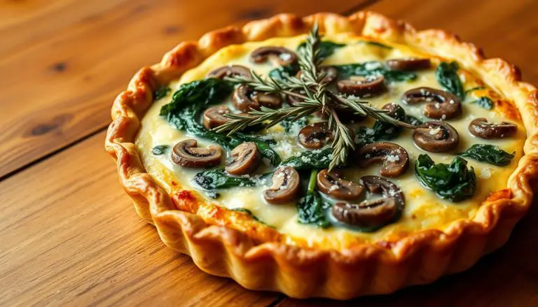 Spinach and Mushroom Quiche: A Savory Delight